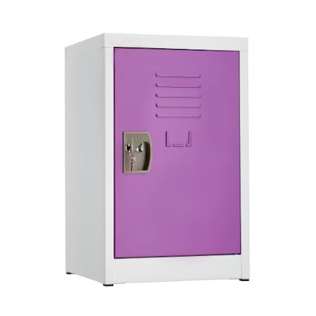 Adiroffice 24" H x 15" W Steel Single Tier Locker ADI629-02-PUR